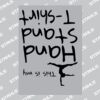 InkTra Plastisol A3 Screen Printed Transfer Thumbnail